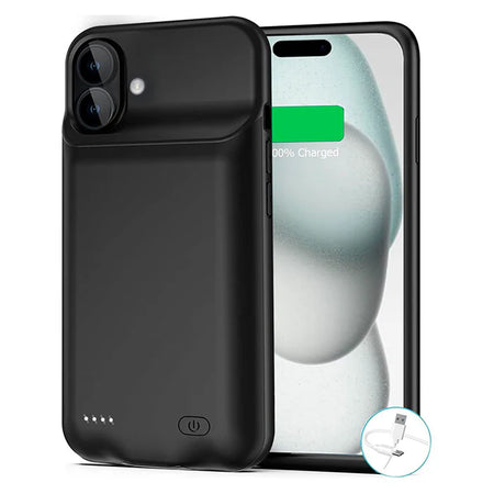 Entronix Apple iPhone 16 Plus Case - 7000mAh Battery Charger - Entro Retail