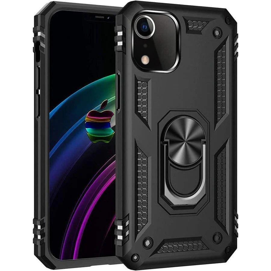 Entronix Case Compatible with iPhone XR - Dual-Layer Guard Gripstand