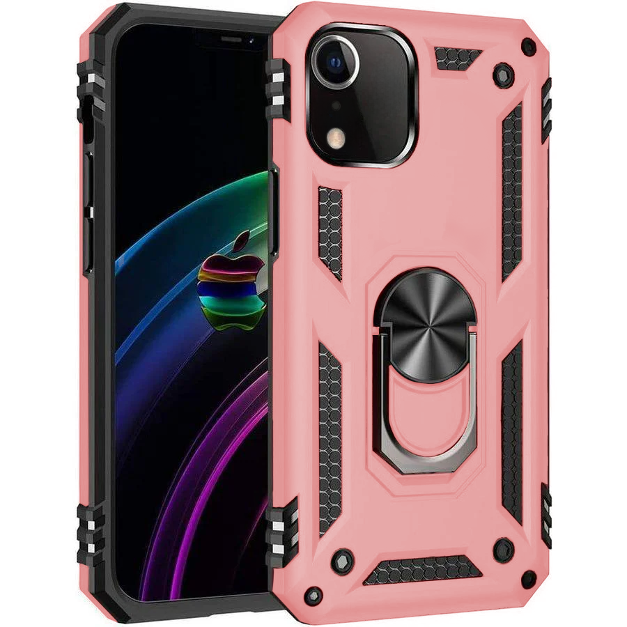 Entronix Case Compatible with iPhone XR - Dual-Layer Guard Gripstand