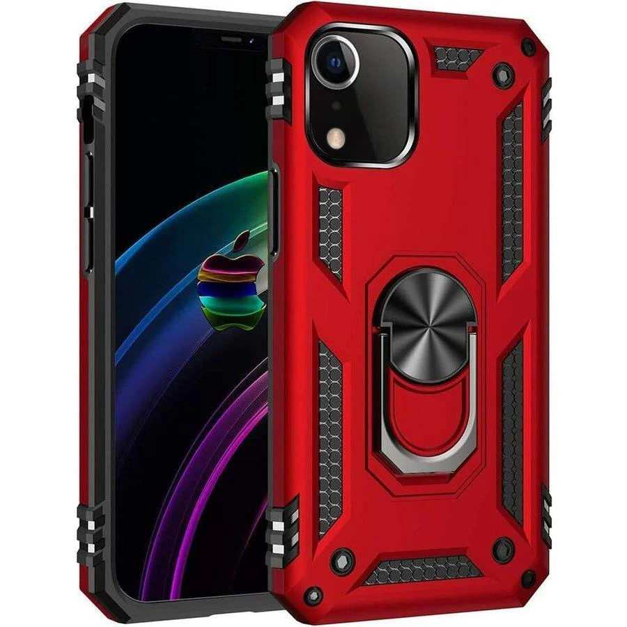 Entronix Case Compatible with iPhone XR - Dual-Layer Guard Gripstand