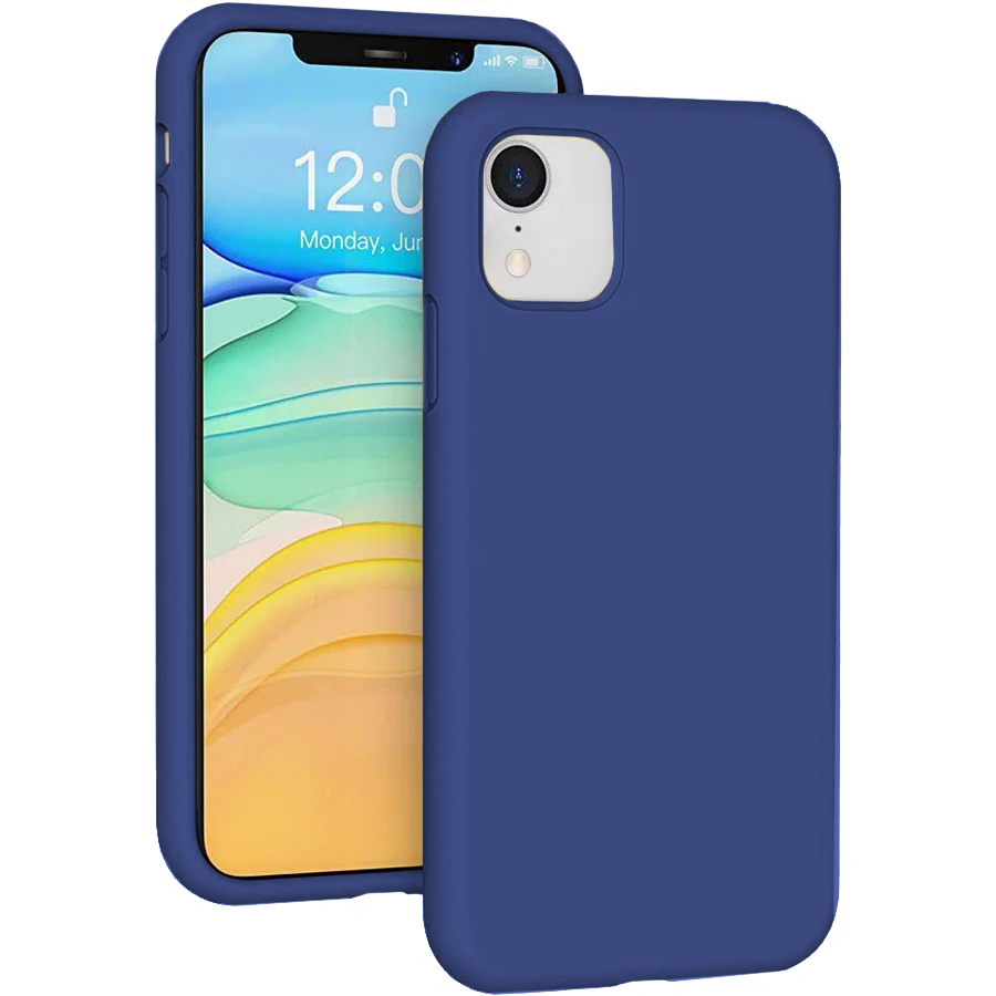 Entronix Case Compatible with iPhone XR - Soft-Touch Liquid Silicone