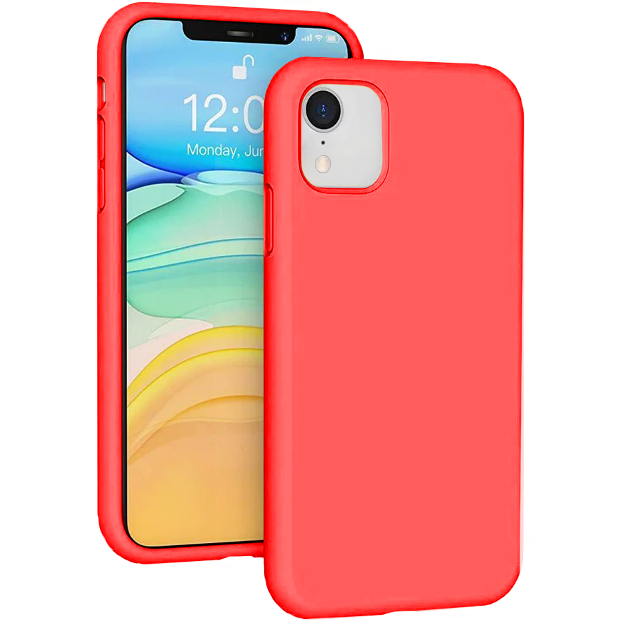 Entronix Case Compatible with iPhone XR - Soft-Touch Liquid Silicone