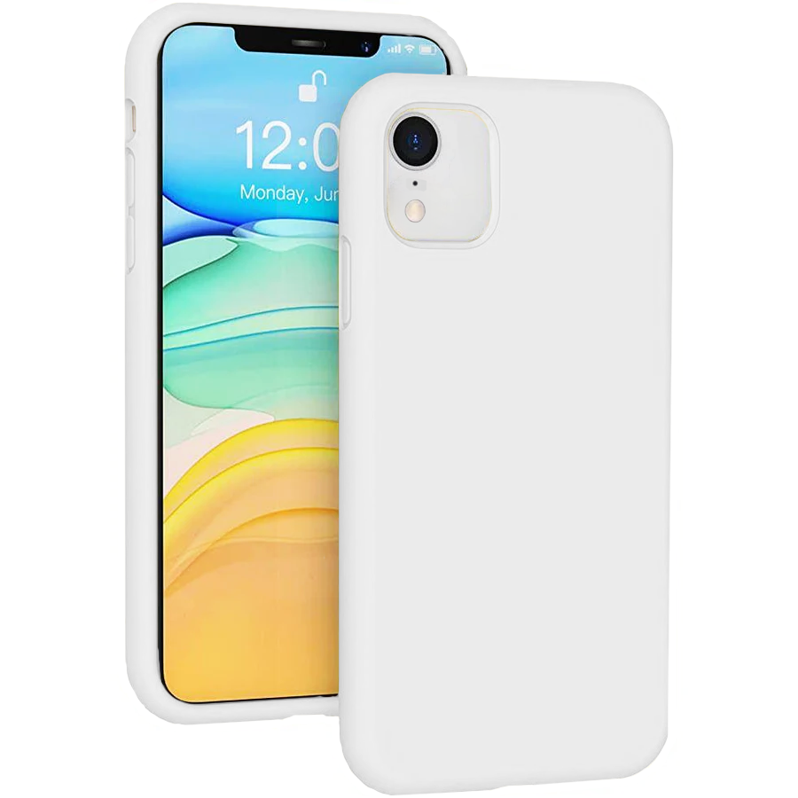 Entronix Case Compatible with iPhone XR - Soft-Touch Liquid Silicone