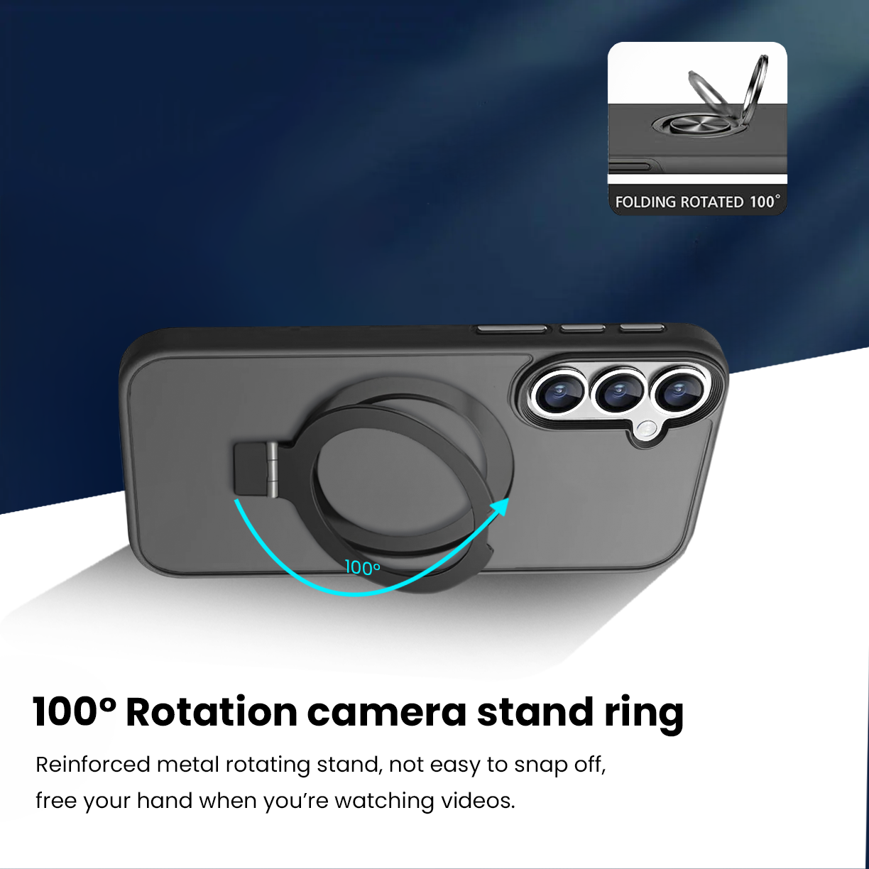 Entronix [Magnetic] Case Compatible with Galaxy S26 Plus - Translucent Frosted Matte Gripstand - Entronix