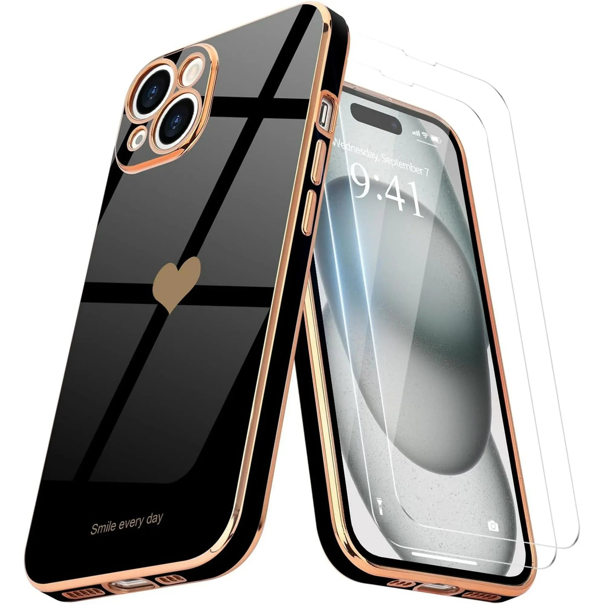 BU i14 Heart - Black 2TGClear