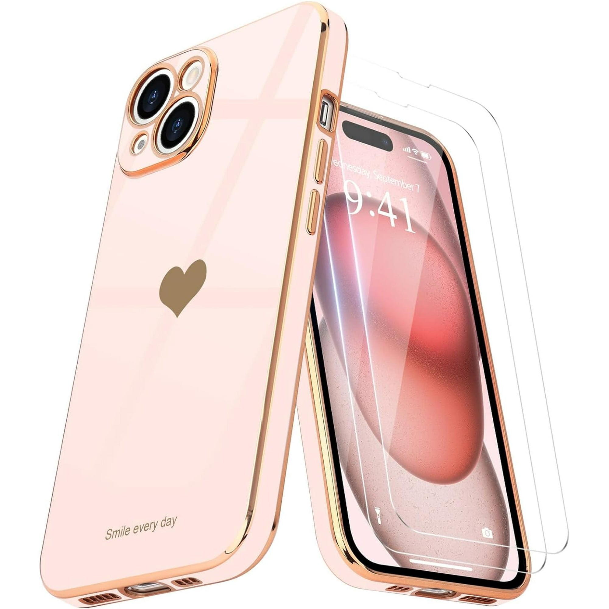 BU i15 Plus Heart - Rose 2TGClear