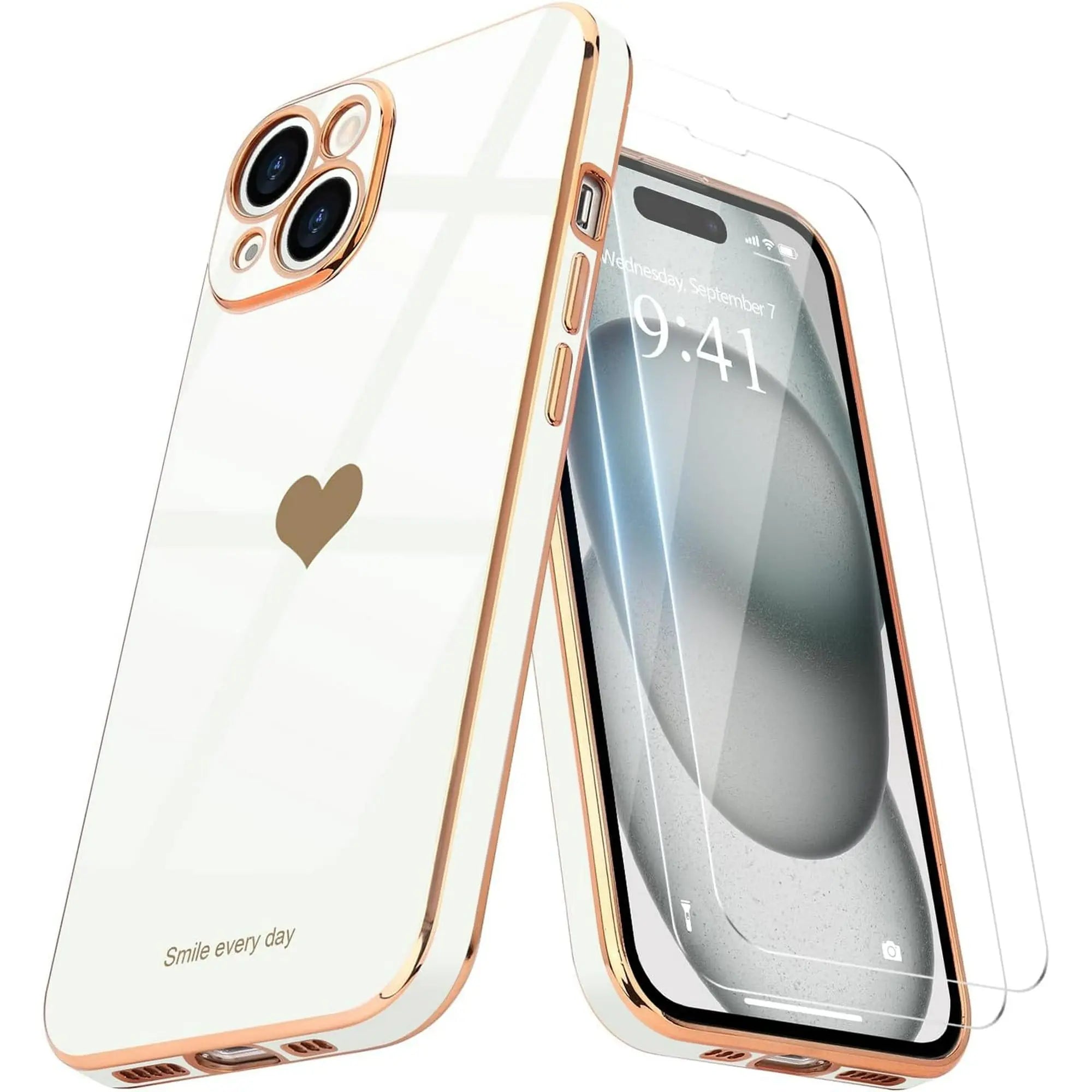 BU i14 Heart - White 2TGClear