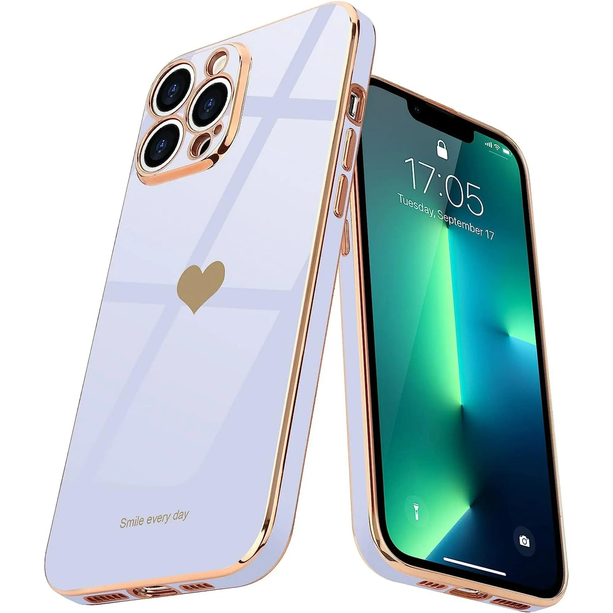 BU i14 Pro Max Heart - Purple 2TGClear