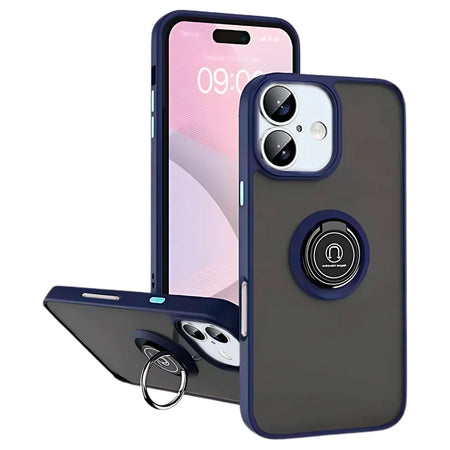 Entronix Apple iPhone 16 Plus Matte Case - Ring Holder, - Entro Retail