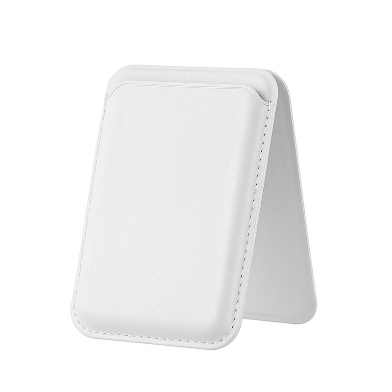 MS Leather Wallet - White