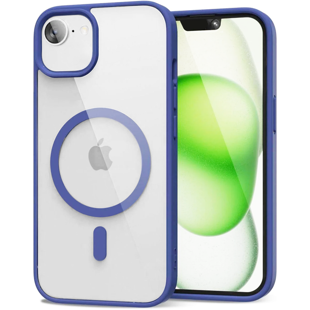 Entronix [Magnetic] Case Compatible with iPhone 16E - [Clear Back] Soft Matte Frame ENTRONIX