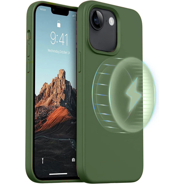 Entronix [Magnetic] Case Compatible with iPhone 16E - Soft-Touch Liquid Silicone