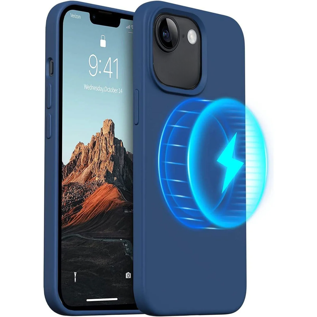 Entronix [Magnetic] Case Compatible with iPhone 16E - Soft-Touch Liquid Silicone