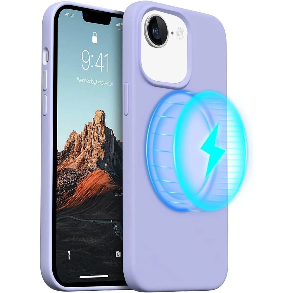 Entronix [Magnetic] Case Compatible with iPhone 16E - Soft-Touch Liquid Silicone