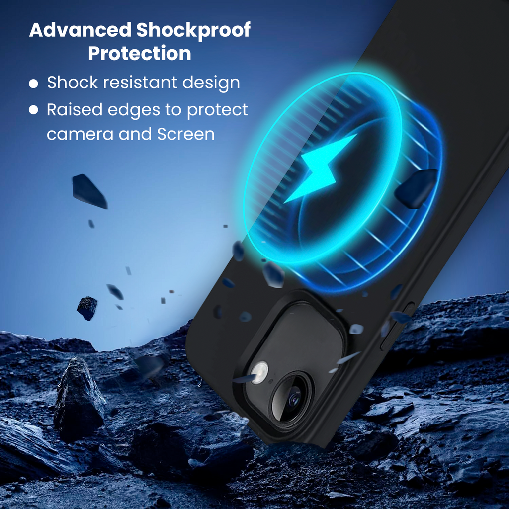 Entronix [Magnetic] Case Compatible with iPhone 16E - Soft-Touch Liquid Silicone
