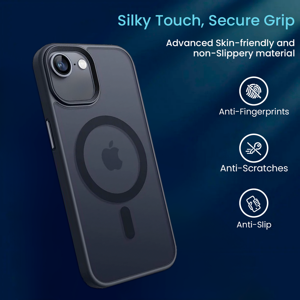 Entronix [Magnetic] Case Compatible with iPhone 16E - Translucent Frosted Matte
