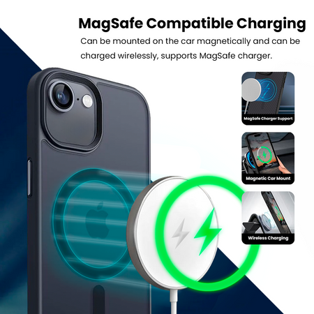 Entronix [Magnetic] Case Compatible with iPhone 17e - Translucent Frosted Matte ENTRONIX