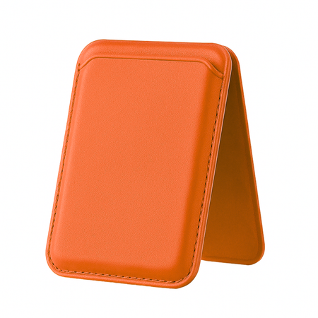 Entronix Leather Magnetic Wallet Attachment for MagSafe & Magnetic Phone Cases – Slim Card Holder Phone Accessory - Entronix