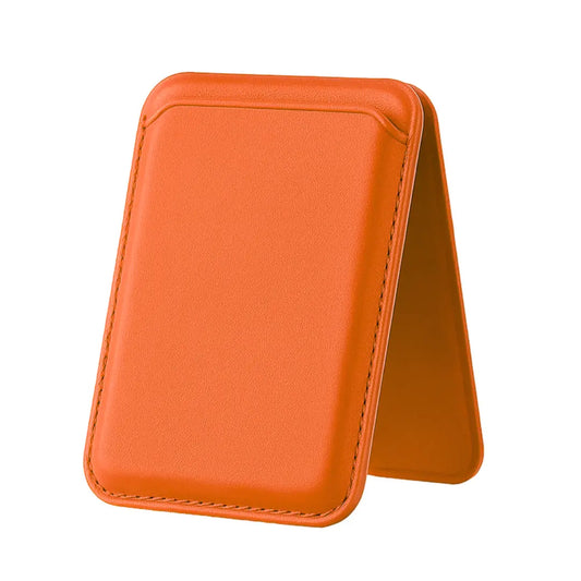 Entronix Leather Magnetic Wallet Attachment for MagSafe & Magnetic Phone Cases – Slim Card Holder Phone Accessory - Entronix