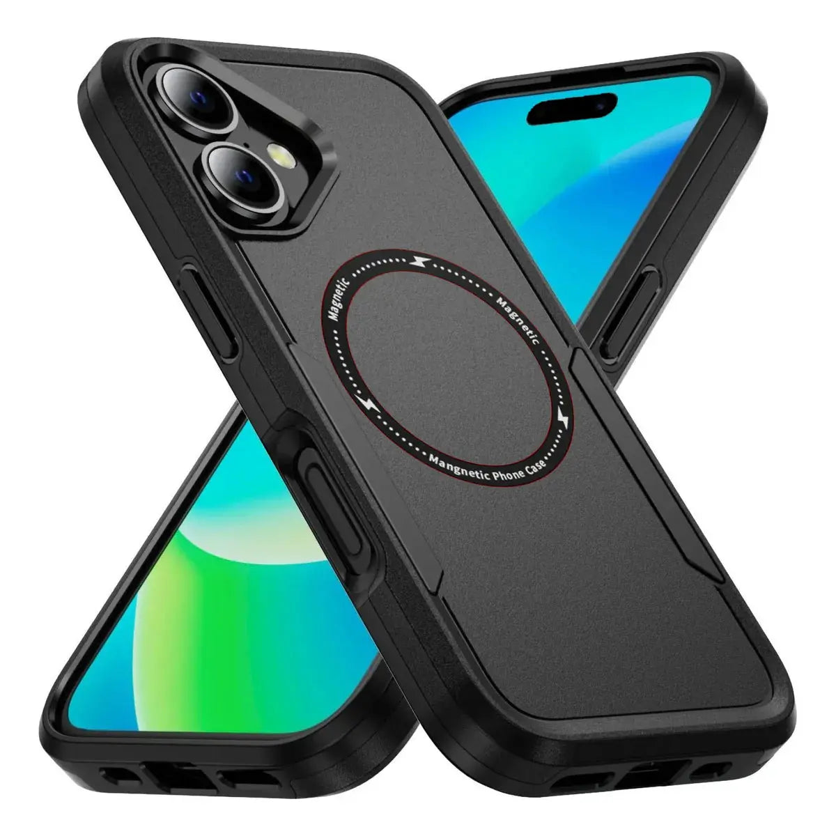 Entronix Heavy Duty Magnetic Case designed for Apple iPhone 16 Plus, Protection Shockproof Dropproof Dustproof Anti-Scratch Magnetic Case Cover - Entro Retail
