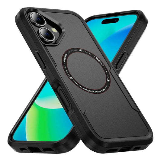Entronix Heavy Duty Magnetic Case designed for Apple iPhone 16 Plus, Protection Shockproof Dropproof Dustproof Anti-Scratch Magnetic Case Cover - Entro Retail