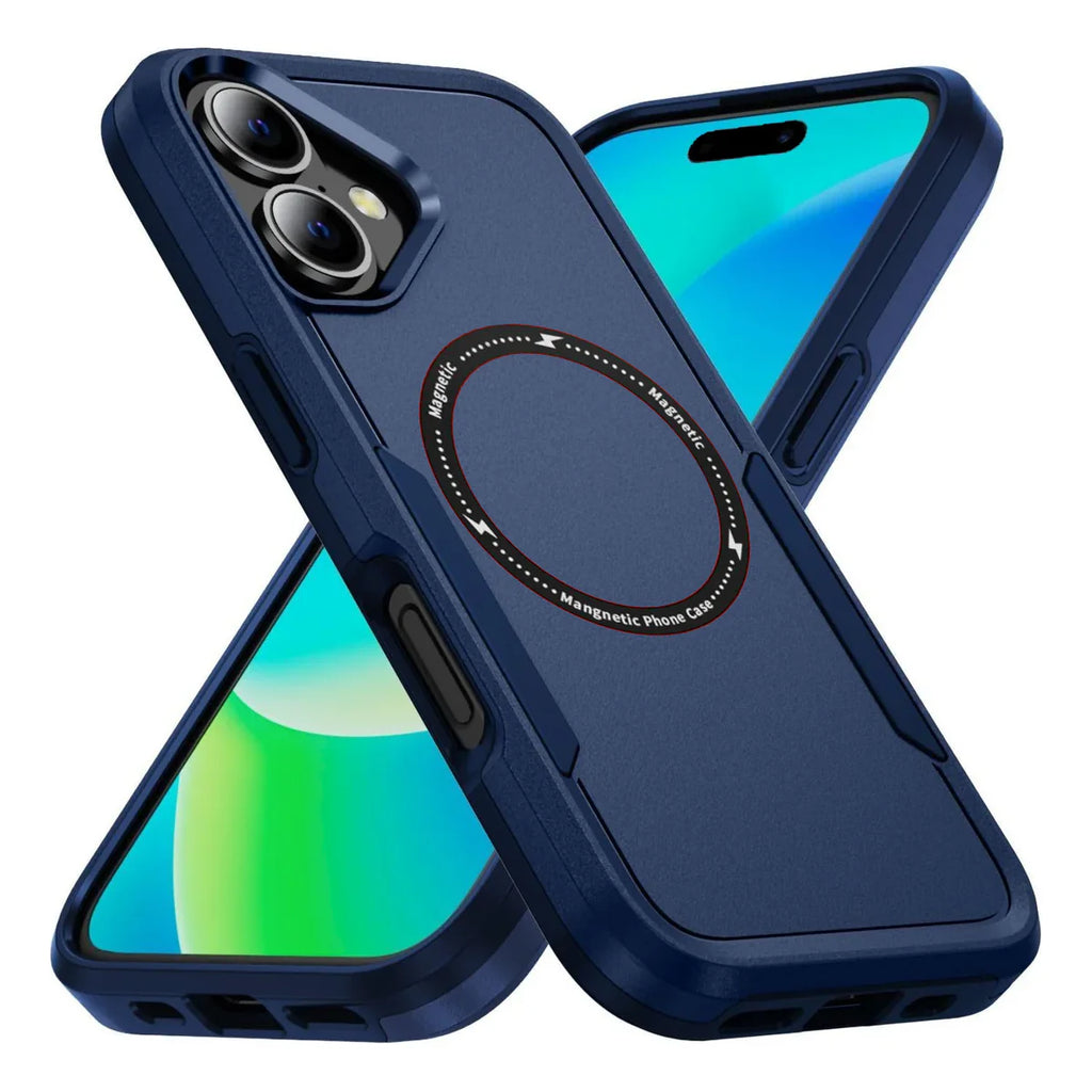 Entronix Heavy Duty Magnetic Case designed for Apple iPhone 16 Plus, Protection Shockproof Dropproof Dustproof Anti-Scratch Magnetic Case Cover - Entro Retail