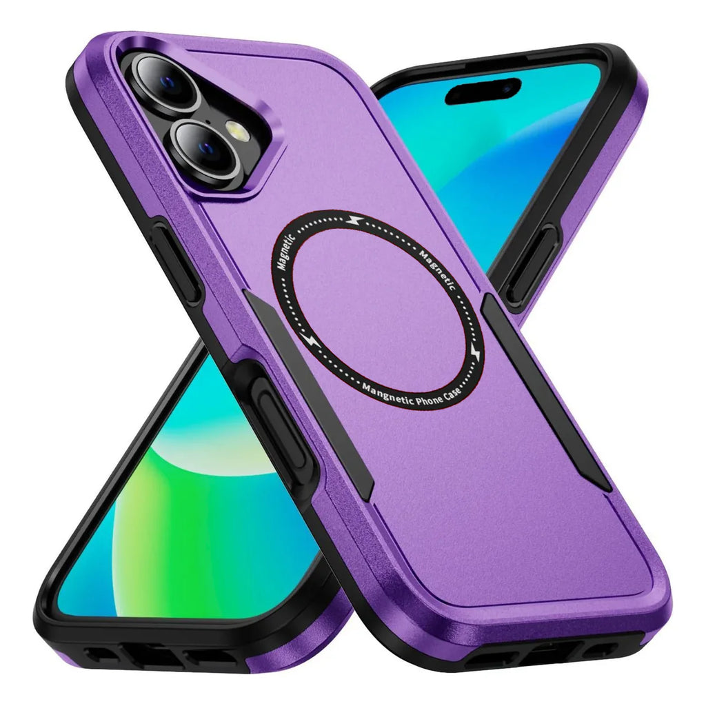 Entronix Heavy Duty Magnetic Case designed for Apple iPhone 16 Plus, Protection Shockproof Dropproof Dustproof Anti-Scratch Magnetic Case Cover - Entro Retail