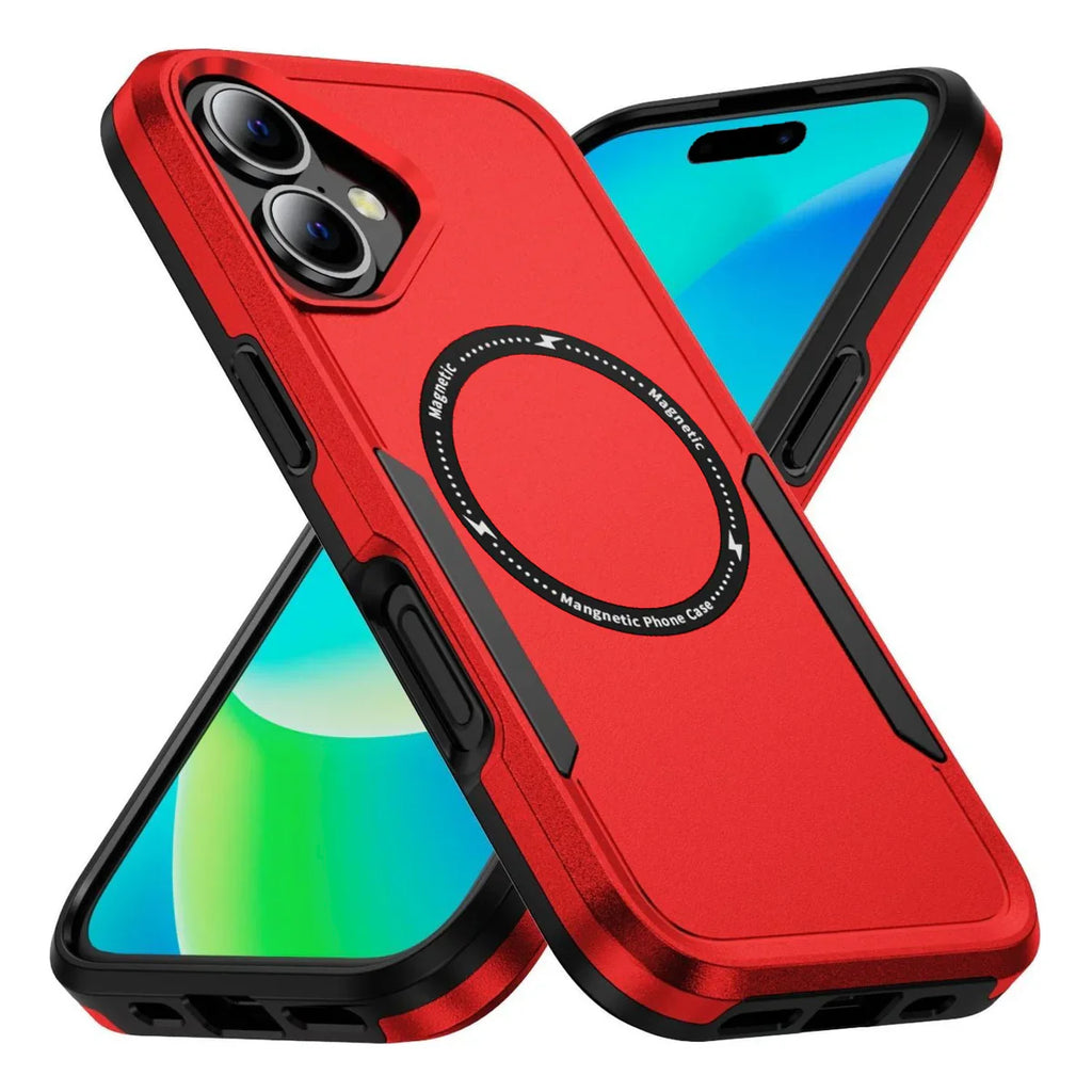 Entronix Heavy Duty Magnetic Case designed for Apple iPhone 16 Plus, Protection Shockproof Dropproof Dustproof Anti-Scratch Magnetic Case Cover - Entro Retail