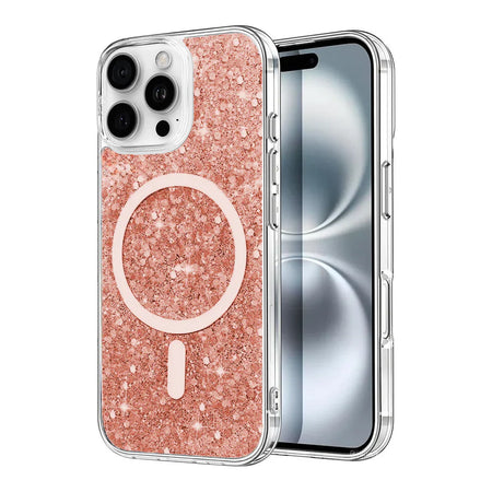 Entronix Apple iPhone 16 Pro Max [Magnetic-Compatible] Case - Glitter Sparkle, - Entro Retail