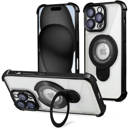 Entronix Apple iPhone 16 Pro Max [Magnetic-Compatible] Case - Shiny Ring, - Entro Retail