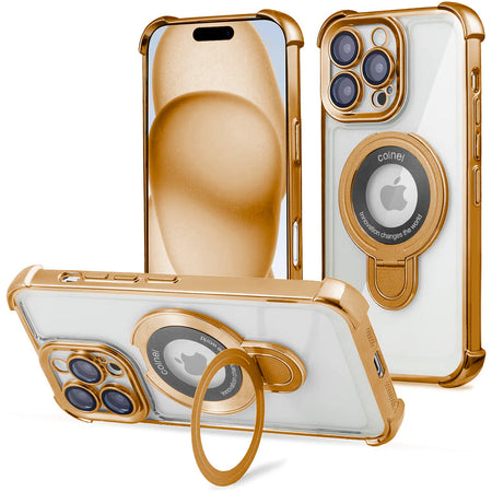 Entronix Apple iPhone 16 Pro Max [Magnetic-Compatible] Case - Shiny Ring, - Entro Retail