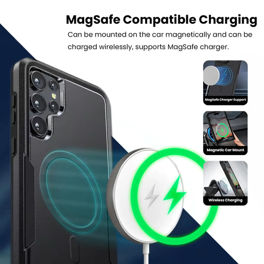 Entronix [Magnetic] Case Compatible with Galaxy S26 Ultra - Soft-Touch Dual-Layer Sleek Cover - Entronix