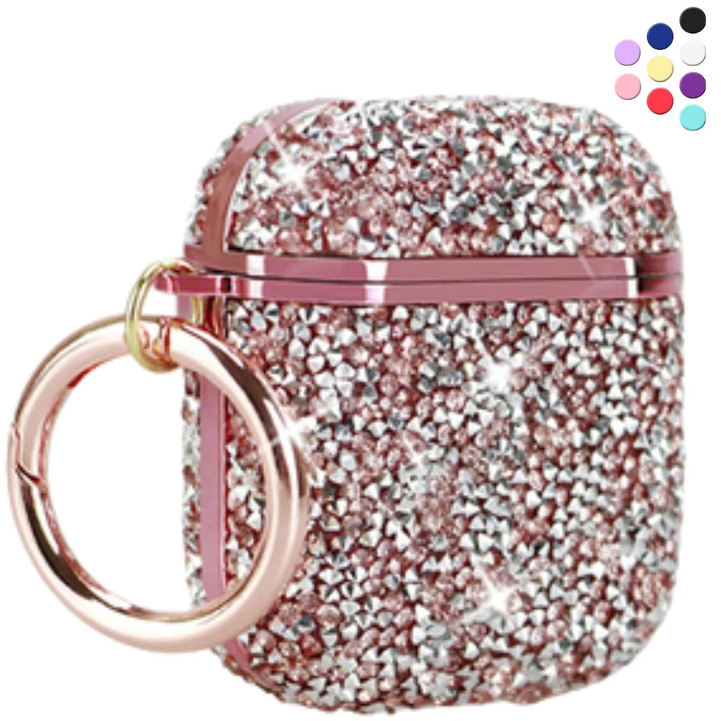 Entronix Case Compatible with AirPods 1st/2nd Gen - Luxury Diamonds Cover