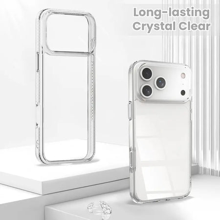Entronix Case Compatible with iPhone 17 Pro - [Hard Back] Clear Cover - Entronix