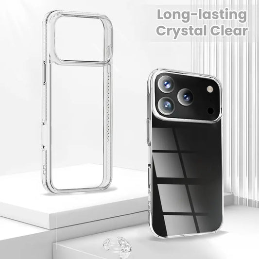 Entronix Case Compatible with iPhone 17 Pro - [Hard Back] Thick Clear - Entronix