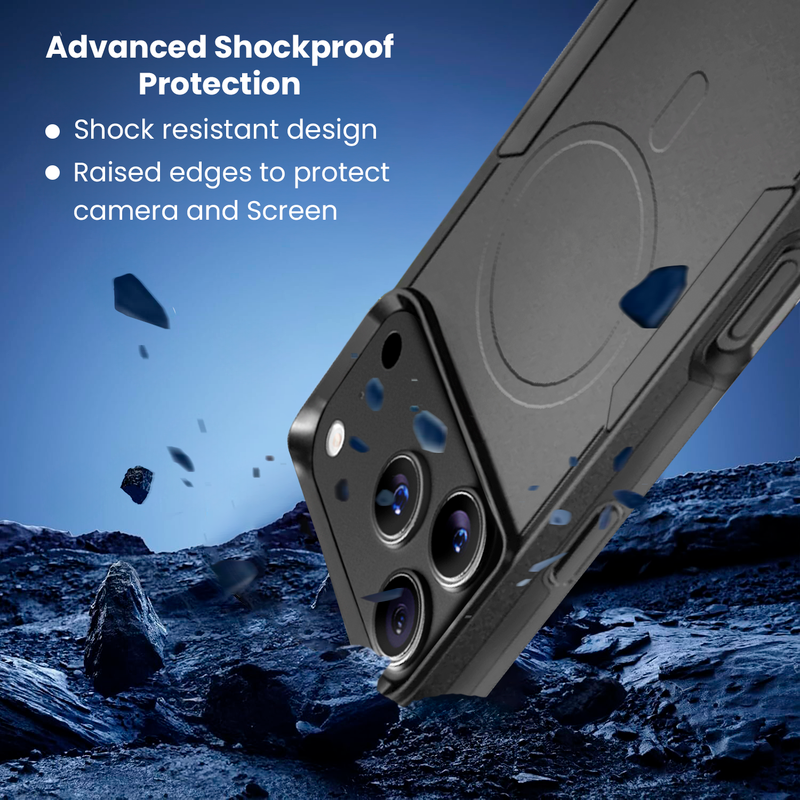 Entronix [Magnetic] Case Compatible with iPhone 17 Pro Max - Soft-Touch Dual-Layer Sleek Cover - Entronix