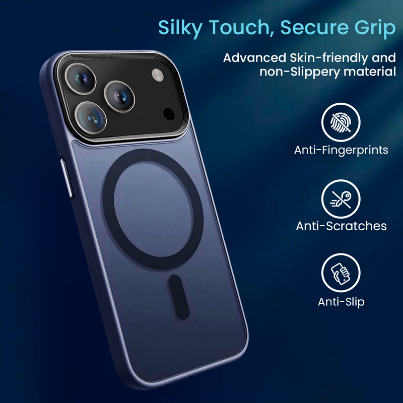 Entronix [Magnetic] Case Compatible with iPhone 17 Pro Max - Translucent Frosted Matte