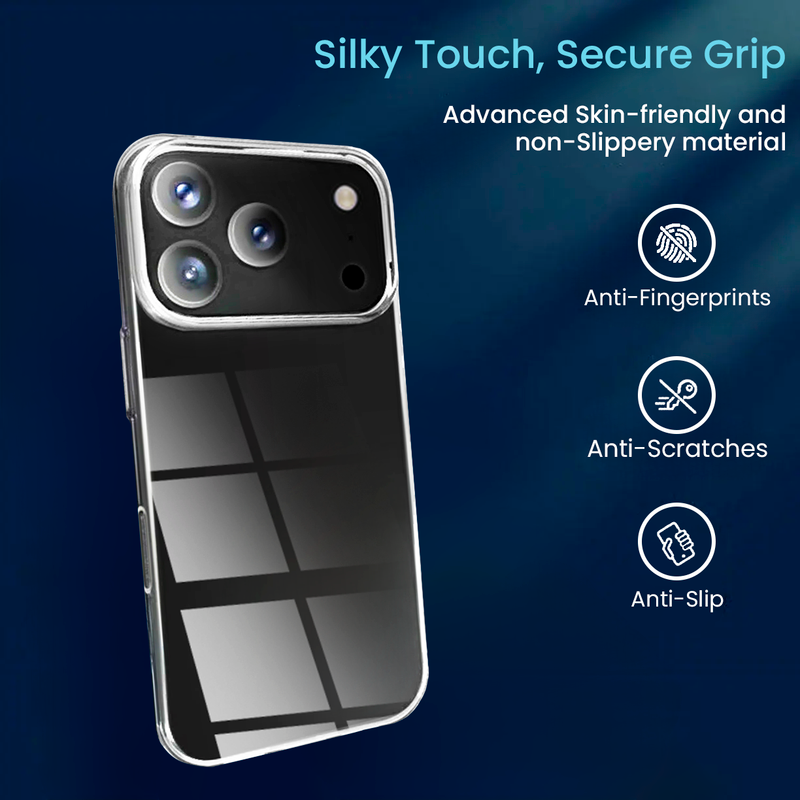 Entronix Case Compatible with iPhone 17 Pro - [Hard Back] Slim Clear