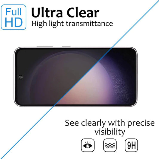 Entronix Anti-Spy Privacy Screen Protector & Camera Lens Protector Compatible with Galaxy S24 Ultra - 6-Piece Combo - Entronix