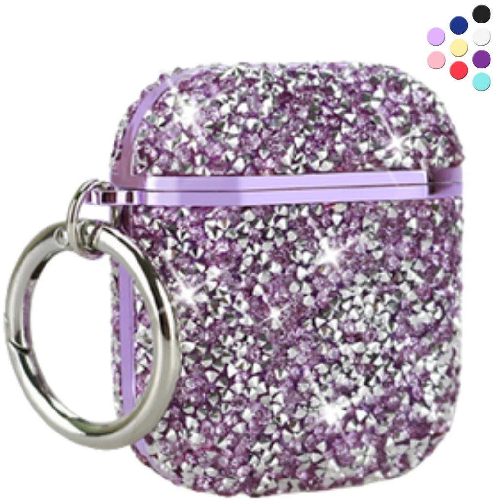 Entronix Case Compatible with AirPods 1st/2nd Gen - Luxury Diamonds Cover