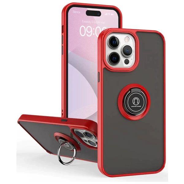 Entronix Apple iPhone 15 Pro Max/14 Pro Max Case - Matte Ring Holder, - Entronix