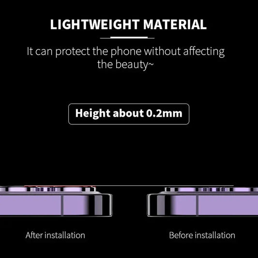 Entronix Apple iPhone 16 Pro Max Camera Lens Protector - Rhinestone Diamonds, - Entronix