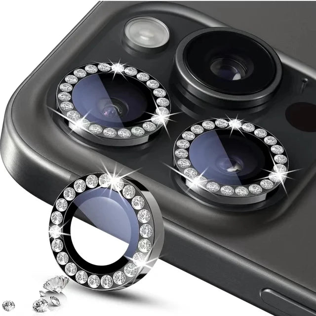 Entronix Apple iPhone 16 Pro Max Camera Lens Protector - Rhinestone Diamonds, - Entronix