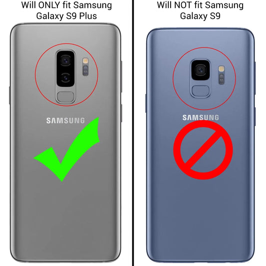 Entronix Clear Screen Protector Compatible with Galaxy S9 Plus - 2-Piece Combo - Entronix