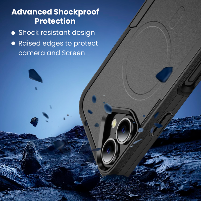 Entronix [Magnetic] Case Compatible with iPhone 17 - Soft-Touch Dual-Layer Sleek Cover - Entronix
