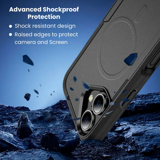 Entronix [Magnetic] Case Compatible with iPhone 17 - Soft-Touch Dual-Layer Sleek Cover - Entronix