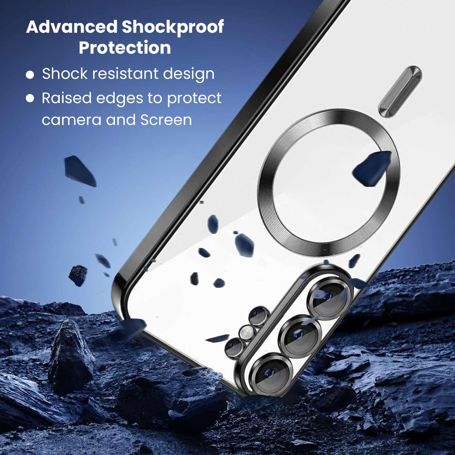Entronix [Magnetic] Case Compatible with Galaxy S26 Ultra - [Clear Back] Luxury Glossy Cover - Entronix