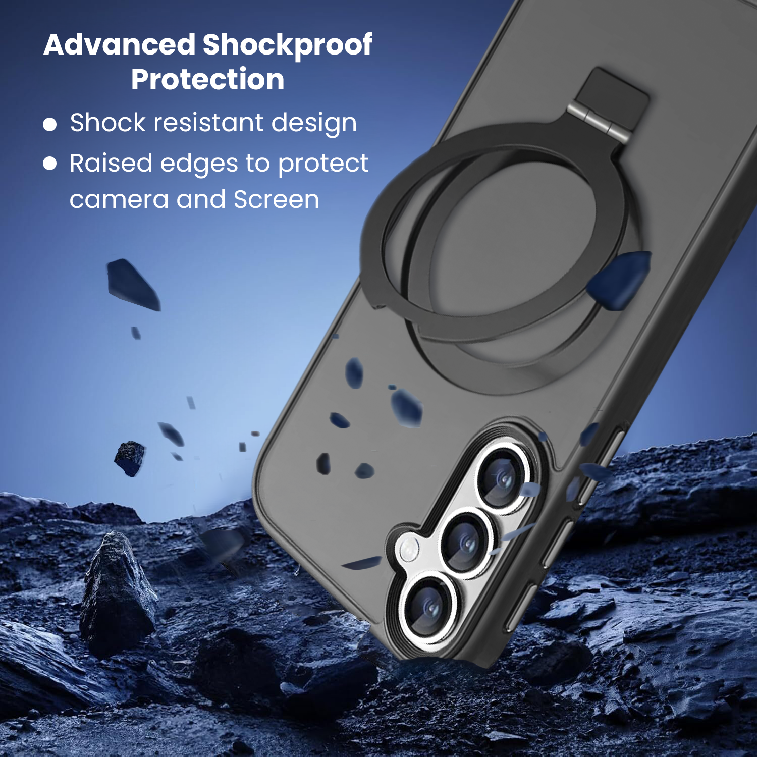 Entronix [Magnetic] Case Compatible with Galaxy S26 Plus - Translucent Frosted Matte Gripstand - Entronix