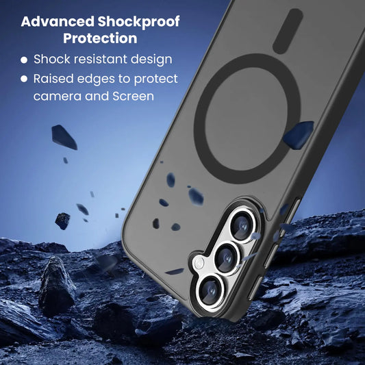 Entronix [Magnetic] Case Compatible with Galaxy S26 Plus - Translucent Frosted Matte - Entronix