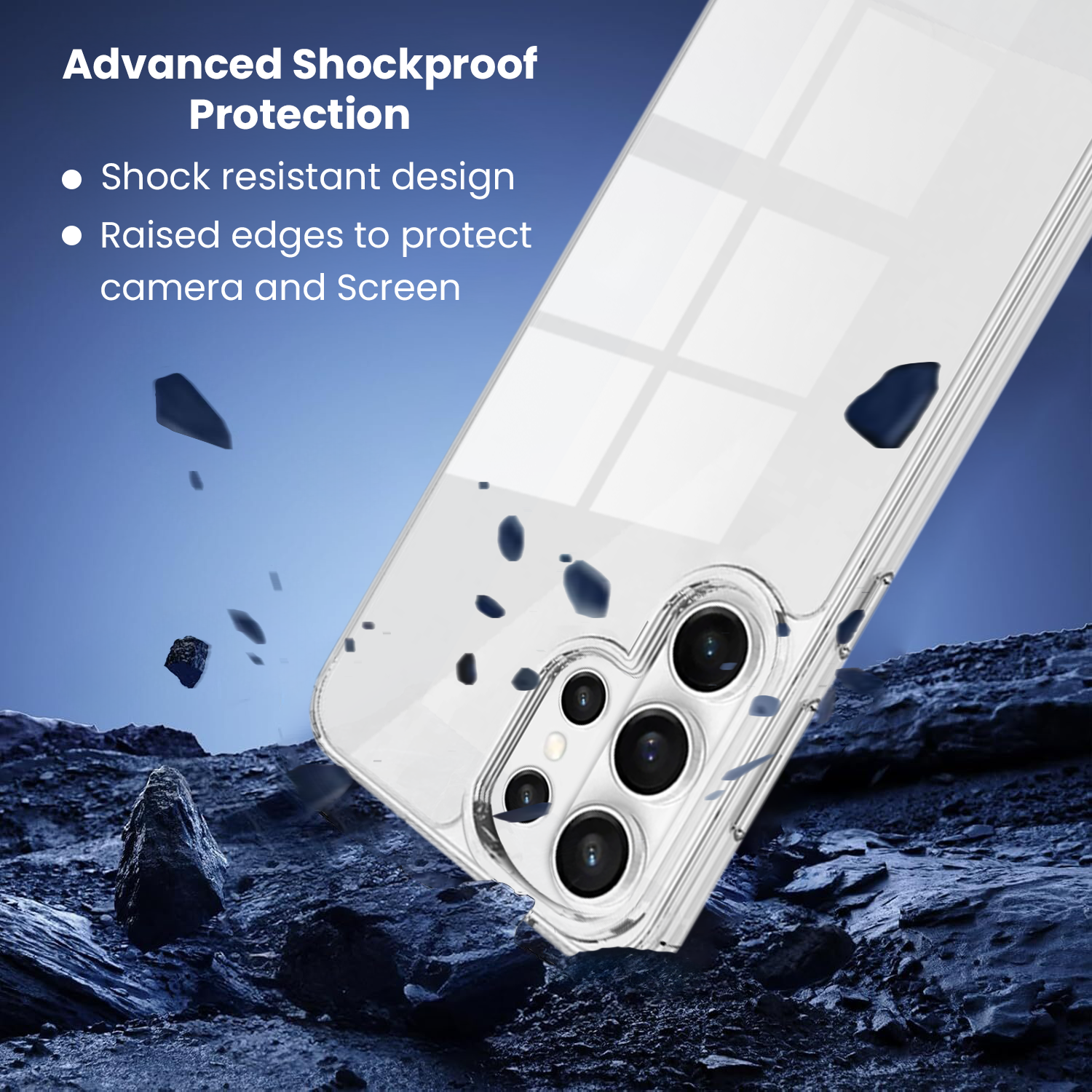 Entronix Case Compatible with Galaxy S26 Ultra - [Hard Back] Clear Cover - Entronix